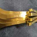 4 METAL SERVING SPOONS