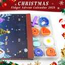 Little Ouchies Fidget Toys Advent Calendar 2025 for 36+ Months - 24 Days Sensory Ceuntdown Calendar with Pain Stim Toys for Autism (Orange, Purple, White,)