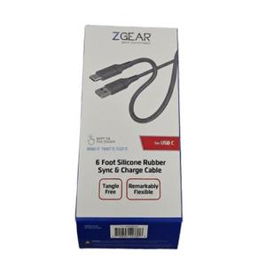 ZGear 6-foot Sync & Charge Cable for USB-C devices. 
Brand: ZGear
Product: 6-foot Sync & Charge Cable