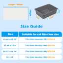 Cat Litter Bags 120 Count, 21.65"x11.8" Drawstring Close Litter Box Liners for Automatic Litter Box,Thick Cat Poop Bags,Easy to Clean,Heavy Duty Robot Bag for Self-Cleaning Box