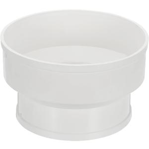 PATIKIL 10" to 6" Duct Reducer, PVC Pipe Increaser Adapter Ducting Airflow Tube Pipe Fittings for DWV (Drain, Waste and Vent) Ventilation Ducting, White