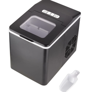 EUHOMY Nugget Ice Maker Countertop, Ready in 8 Mins, Self-Cleaning, 34lbs/24H Portable Ice Maker Machine with Ice Scoop & Basket, Sonic Ice Makers with Chewable Pellet Ice for Home/Party/RV/Camping