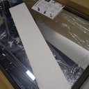 Hamilton Hills 24x36 inch Black Framed Mirror | Large Rectangular Bathroom Mirrors for Wall | Floating Glass Panel Vanity with Border | Wall-Mounted Mirror for Decor | Hangs Horizontal or Vertical