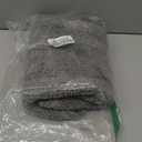 DII Crochet Collection Reversible Bath Mat, Small Oval, 17x24(1'5" x 2'), Gray