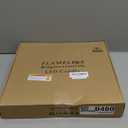 Sasigeiaa Flameless Candles with Embedded Star String - Battery Operated LED Candles, with Remote, 12 Grey Flickering Candles for Christmas, Weddings, Home Decor & Party, (D 2.3"×H 5" 6" 7")