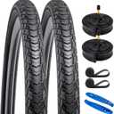 YUNSCM 700C Bike Tires 700x35C 37-622 Compatible Gravel Bike Tires 700 x 35C 700x36C Bicycle Tires 2 PCS (Y-1127)