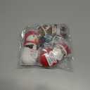 Funny Handmade Crochet Christmas Decorations,Cute Christmas Tree Santa Claus Snowman Deer Ornaments Decor with Card,Best White Elephant Gifts for Adult Kids,Unique Stocking Stuffers Idea for Women Men