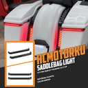 Saddlebag Tail Light LED Running Brake Sequential Turn Signals Fit for Harley Touring CVO Street Glide FLHXSE FLHX Road Glide FLTRXSE FLTRX FLTRXSTSE 2023.5-2025 (Black Lens)