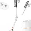 JONR VC08 Pro Cordless Vacuum Cleaner with Auto-Empty Station Powerful Suction, 2.5L Large Dust Bag, 3 in 1 Clean Staion, Rechargeable, Stick Vacuum for Pet Hair, Carpets & Hardfloor