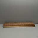 LazBlinds No Tools No Drill Cordless Bamboo Roman Shades, Light Filtering Window Treatment, Roll Up Bamboo Blinds for Windows 32'' W x 64'' H, Ceylon Light Russet