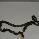 PATIKIL 47" Acrylic Chain Purse Strap Replacement Luxury Handbag Strap Dark Green/White
