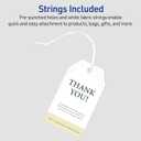 Avery Printable Tags With Strings, Rectangle, 2" x 3 1/2", White, Pack of 96
