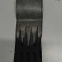 SIVOTE Fiber Tip Lash Tweezers for Eyelash Extensions with Diamond Grip, Black, Set of 4 - Precise Tips Japanese Steel for Classic, Volume & Mega Volume Lashes, Anti-Rust - Ideal for Lash Artists