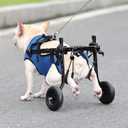 Adjustable Small Dog Wheelchair - Mobility Aid for Disabled Pets,Small Dog Wheelchair for Back Legs Leg Brace & Hip Support (Medium)