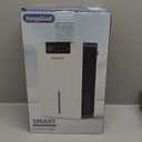 Dehumidifier, 98OZ Dehumidifiers for Home(1000sq.ft), Humidity Display Dehumidifier for Basement Bathroom Bedroom, Auto Shut Off, Washable Filter, Drain Hose, Timer, 7 Ambient Lights, White