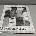 Mother's Choice Organic Cotton Baby Socks 0-6 Months - 12 pairs Soft, Cozy, and Gentle Newborn Socks for Girls & Boys, Perfect for Baby Registry, Everyday Wear, and Infant Comfort