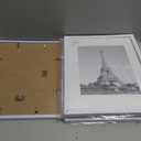upsimples 11x14 Picture Frame Set of 5, Display Pictures 8x10 with Mat or 11x14 Without Mat, Wall Gallery Photo Frames, White