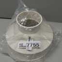 PATIKIL 10" to 4" Duct Reducer, PVC Pipe Increaser Adapter Ducting Airflow Tube Pipe Fitting for DWV (Drain, Waste and Vent) Ventilation Ducting, White