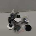 3/8" Threaded Leveling Feet Adjustable Furniture Feet Levelers,4 Pack Heavy Duty Height Adjuster Furniture Leveling Feet for Desk/Chair/Cabinet/Dresser Leg Leveler Screw in with Threaded Insert (4)