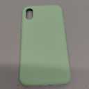 OuXul Case for iPhone X/iPhone Xs case Liquid Silicone Gel Rubber Phone Case,iPhone 5.8 Inch Full Body Slim Soft Microfiber Lining Protective (Forest Green)