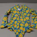 Toddler Girl Swimsuit Long Sleeve Ruffle Swim Suits Girls One Piece Swimsuits with UPF 50+ Sun Protection 12-18 Months 18-24 Months 2t 1t 12 Months