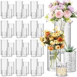 Plastic Vase 4,6,8,10 Inch, Pack of 48