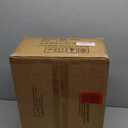 IBUYKE 16 Inch Small Foot Stool Ottoman, Rectangle Linen Foot Rest with Padded Seat and Metal Legs, Modern Ottoman Foot Rest for Living Room Bedroom Entryway Couch, Black WBD001B