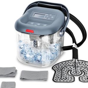 Ice Man Machine for Knee After Surgery,Equipped with Joint Universal Pad, Adjustable Time and Flow Rate. Monitor Water Temperature,Has Insulation But No Cooling Function (Ice Cubes Must Be Provided)