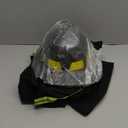 Hicarer 3 Pcs Firefighter Costume for Men Fireman Helmet Jacket Pants Firefighter Halloween Cosplay Party Outfit (Large)