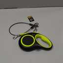 Fida Retractable Dog Leash, Reflective 16ft Heavy Duty Pet Walking Leash for Small/Medium Dog up to 26 lbs, Tangle Free. One-Hand Brake (Small, Neon Yellow)