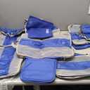 10 Set Compression Packing Cubes for Travel Essentials,Compressible Expandable Packing Cubes for Suitcase,OlarHike Luggage Organizer Bags for Travel,Handy Helper for Organizing Clothes(Klein Blue)