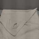 Mecatny Corduroy Throw Pillow Covers 22x22 Set of 2, Neutral Decorative Soft Boho Couch Pillow Covers with Broadside for Sofa Living Room, Cream White