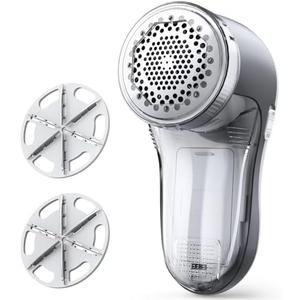 POPCHOSE Fabric Shaver, Lint Remover for Clothes, Battery Operated Lint Shaver with 6-Leaf Blades, Sweater Shavers to Remove Pilling for Clothing, Couch, Furniture, Fuzz, Lint Ball, Pillings