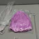 5 Pcs Halloween Godmother Costume Accessories Set Include Purple Godmother Wig Fairy Wings Retro Glasses Wand Sticks and Earrings for Halloween Cosplay Party Favor