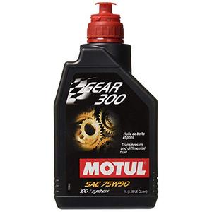 Motul Gear 300 75w90 100 Percent Synthetic Gear Oil 1 Liter (105777)
