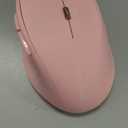 E-YOOSO Wireless Mouse for Laptop, Portable Optical Computer Mouse, 6 Buttons, Cordless 2.4GHz with USB Receiver, 5-Level 4800 DPI, 18 Months Battery Life, for PC, Chromebook, Windows, Mac(Pink)