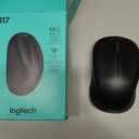 Logitech M317 Wireless Mouse, 2.4 GHz with USB Receiver, 1000 DPI Optical Tracking, 12 Month Battery, Compatible with PC, Mac, Laptop, Chromebook - Black