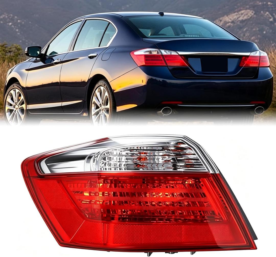 Tail Light Assembly For Honda Accord Sedan 2013 2014 2015
Tail Lamp with Bulb 33550-T2A-A01 Rear Lamp Tail light Left Driver Side