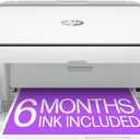 HP DeskJet 2755e Wireless Color inkjet-printer, Print, scan, copy, Easy setup, Mobile printing, Best-for home, 6 months of Instant Ink included, white (Packaging May Vary) 6 Months of Ink with HP+