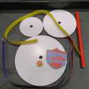 Willinglong Paw Birthday Party Decoration Paw Cupcake Stand 3 Tier PVC Red Blue Yellow Cake Stand Dessert Tower Holder Cartoon Dog Themed Party Supplies Cupcake Topper Tower Puppy Table Decoration