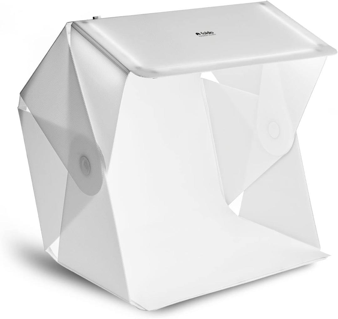 Foldio3 (25inch Lightbox for Product Photography / 25" x 25" / Portable Studio, Dimmable LED Chips, CRI 97+, Background Sheet Included | ORANGEMONKIE | World 1st All-in-one Photo Studio)