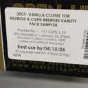 Perfect Samplers French Vanilla Coffee Pods Variety Pack, Medium Roast, 30 Count for Keurig K-Cup Machines