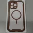 Miracase Magnetic for iPhone 16 Pro Max Case 6.9'' [Compatible with MagSafe] Full-Body Phone case with Built-in Glass Screen Protector& Camera Protector,Drop Proof 16 Pro Max Cover,Desert Brown