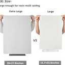 Sapid Extra Large Silicone Sheet for Crafts, Thick Silicone Jewelry Casting Mats, Nonstick Nonslip Silicon Mat for Epoxy Resin, Art Painting, Heat- Resistance Counter Mat (20"27.9", Gray)