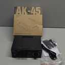 AK45 Stereo Amplifier Home Audio, Stereo Receivers 300W Home 2 Channel Bluetooth 5.0 Power Amplifier System, FM Radio, USB, SD Card, with Remote Control for Home Theater Speakers Studio, Karaoke