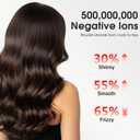 High-Speed Hair Dryer, 150000RPM Brushless Motor for Ultra-Fast Drying, 500M Ionic Negative Blow Dryer for Frizz Reduce, Low Noise Hair Blow Dryer with Magnetic Diffuser for Home Travel Salon