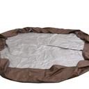 DOITOOL Round Pool Cover for Above Ground Pools, 6 Round Solar Pool Cover Protector for Inflatable Pool and in- ground Pools for and Reduce Water Evaporation (Coffee, 190X30CM)