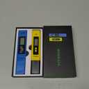 VIVOSUN Digital pH and TDS Meter Kits, 0.01pH High Accuracy Pen Type pH Meter  2% Readout Accuracy 3-in-1 TDS EC Temperature Meter for Hydroponics, Pool and Aquarium, Yellow Blue, UL Certified