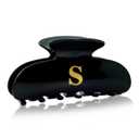 Initial Cute Hair Clips - Black Letter Elegant Hair Claw Clips, Glitter Claw Clips Durable Hair Clips, Wedding Gift, Bridesmaid Gifts, Birthday Gifts, Christmas Gift, Letter S