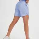 baleaf Women's 7 inch Athletic Shorts Crossover Waist Quick Dry Shorts (XXXL)